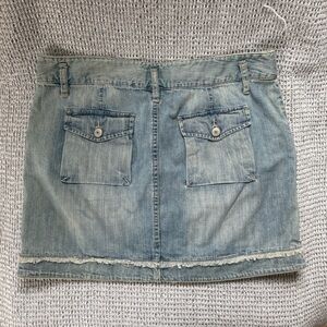 Old Navy Light Blue Denim Skirt